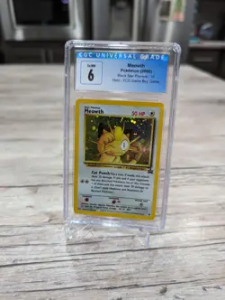 2000 Pokemon Meowth Holo #10 – Black Star Promos Game Boy CGC 6 EXCELLENT-RARE! - Image 2