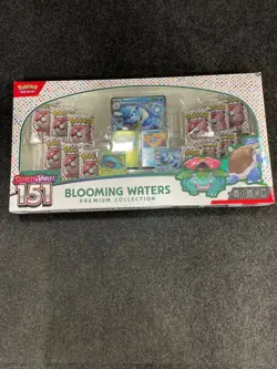 POKEMON Scarlet & Violet 151 Blooming Waters Premium Collection, Worn Box - Image 1