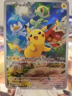 Pokemon Promo Pikachu Paldea Evolved SVP 027 Near Mint NM - Image 1