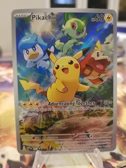 Pokemon Promo Pikachu Paldea Evolved SVP 027 Near Mint NM - Image 2