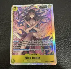 One Piece TCG Nico Robin ENGLISH EB03-055 HEROINES SR - Image 1