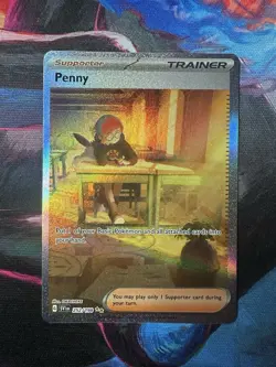 Pokemon TCG Penny Holo Card 252/198 S&V (NM) - Image 1