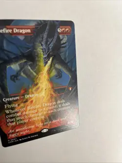 Balefire Dragon Borderless Commander Masters Non-foil LP MTG - Image 2