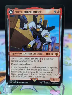 MTG Universes Beyond: Transformers -Slicer, Hired Muscle 6 Regular - Image 1