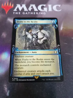 MTG. Fealty to the Realm. Showcase Scrolls. The Lord of the Rings. Nm - Image 1