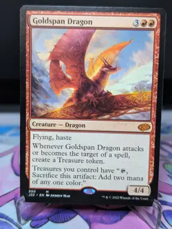 MTG Jumpstart 2022- Goldspan Dragon 550 Regular - Image 1