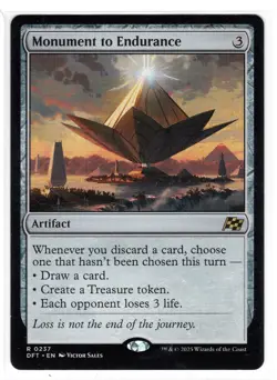 MTG Monument to Endurance - Aetherdrift (DFT) Regular Magic Near Mint - Image 1