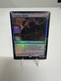 ✨FOIL Displacer Kitten Commander Legends: Baulder's Gate MTG✨ - Image 1
