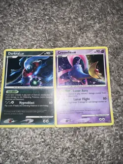 Pokemon Card Rare Shiny Collection Darkrai And Cresselia - Image 1