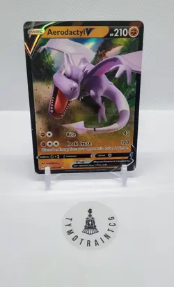 Pokemon - Aerodactyl V - Sword & Shield - Lost Origin 092/196 Holo Ultra Rare - Image 1