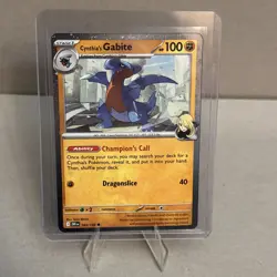 Pokemon Destined Rivals - Cynthia’s Gabite - 103/182 - COSMOS Holo PROMO - M/NM - Image 1