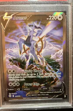 PSA 10 Gem MT - Pokemon SWSH Brilliant Stars - Arceus V 166/172 Holo Ultra Rare - Image 3