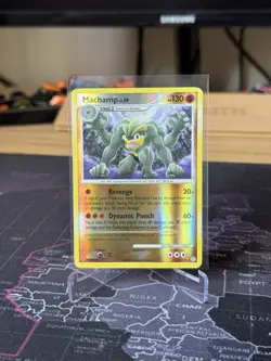 Machamp 31/130 Pokemon Diamond and Pearl Reverse Holo - Image 1