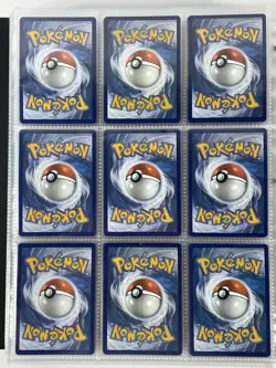 Pokemon Card Collection Binder Lot Holo Rare Team Rocket’s Meowth Pikachu - Image 2