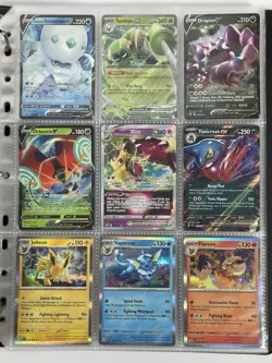 Pokemon Card Collection Binder Lot Holo Rare Team Rocket’s Meowth Pikachu - Image 3
