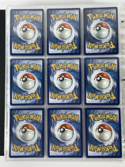 Pokemon Card Collection Binder Lot Holo Rare Team Rocket’s Meowth Pikachu - Image 4