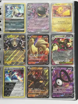 Pokemon Card Collection Binder Lot Holo Rare Team Rocket’s Meowth Pikachu - Image 5