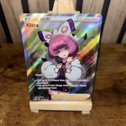 194/198 Klara Rare Ultra Full Art Trainer Pokemon Card TCG Chilling Reign Holo - Image 2