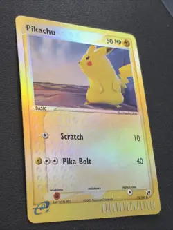 Pikachu 72/100 Sandstorm Reverse Holo Pokemon Card EXCELLENT CONDITION - Image 3