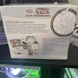 Pokemon Sword & Shield Brilliant Stars Elite Trainer Box 2022 ETB - Scratched 820650850127 - Image 2