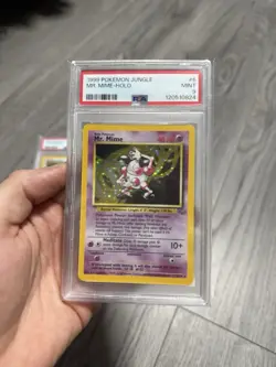 Pokemon 1999 Jungle Mr. Mime Holo #6 PSA 9 - Image 1