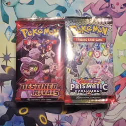 Pokemon Destined Rivals & Prismatic Evolutions Booster Pack (Lot Of 36) 18 Each - Image 1