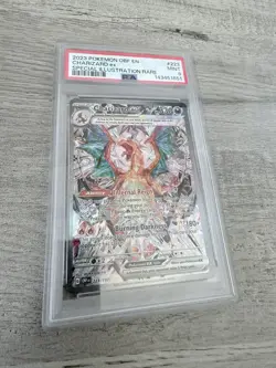 Charizard ex PSA 9 2023 Pokemon SV Obsidian Flames EN #223/197 Illustration Rare - Image 1