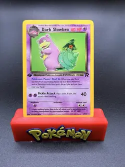 Dark Slowbro 29/82 Team Rocket Regular 1st Edition Pokemon Card Lp Vintage - Image 1