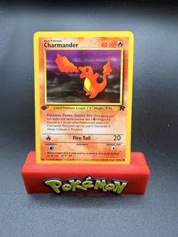 1st Edition Charmander 50/82 Team Rocket Set Rare Vintage Pokemon Card - NM - Image 1