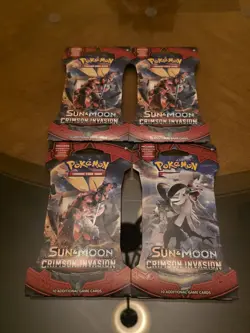 Pokemon Sun & Moon Crimson Invasion Booster Pack TCG Factory Sealed - Image 2