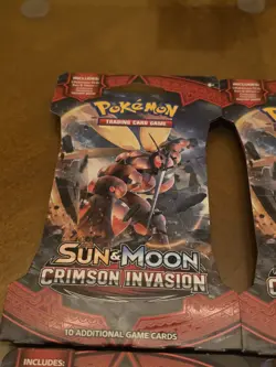 Pokemon Sun & Moon Crimson Invasion Booster Pack TCG Factory Sealed - Image 4