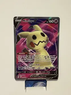 Pokemon TCG Mimikyu v Full Art Battle Style Card 148/163 NM/MINT - Image 1