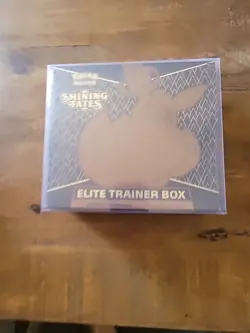 Pokemon TCG Shining Fates Elite Trainer Box ETB Sealed [ One Tiny Hole] 820650808173 - Image 1