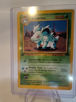 Pokemon TCG Nidorina Jungle 40/64 Regular 1st Edition Uncommon NM - Image 1