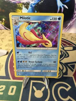 2017 Pokemon Milotic 27/111 Sm-Crimson Invasion Holo - Image 1