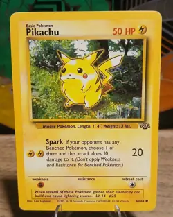 Pikachu 60/64 Jungle 1999 Pokemon Moderate Played Condition - Image 1