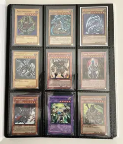 Yugioh 19 Foil Card Binder Lot Dark Magician Blue-Eyes Red-Eyes - Image 2