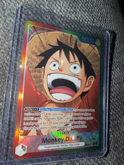 Monkey.D.Luffy (001) (Alternate Art) OP13-001 Carrying On His Will Foil - Image 2