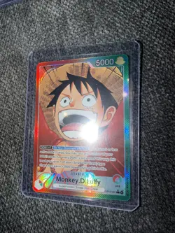 Monkey.D.Luffy (001) (Alternate Art) OP13-001 Carrying On His Will Foil - Image 3