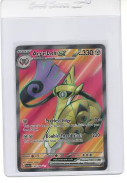 Aegislash ex - 230/182 - Pokemon Paradox Rift Full Art Ultra Rare Card NM - Image 1