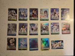 Weiss Schwarz Azur Lane Vol 2 - 17 Holo Foil English Card Lot (16-SR, 1-RRR) - Image 1