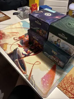 Disney Lorcana TCG bulk Sets 1-9 3000+ Cards All RARITIES!!! + Tigger Mat. - Image 1
