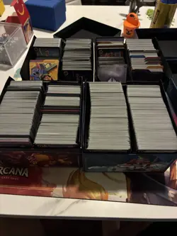 Disney Lorcana TCG bulk Sets 1-9 3000+ Cards All RARITIES!!! + Tigger Mat. - Image 2