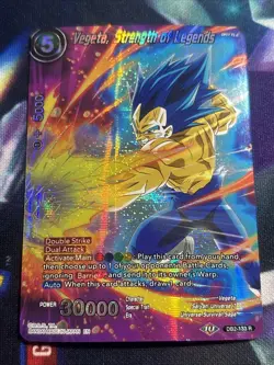 Dragon Ball Super Card Game Vegeta Strength Of Lengends Db2 133 R - Image 1