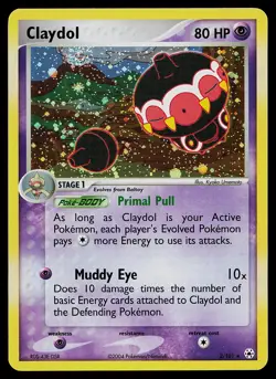 Pokemon Card - Claydol Hidden Legends 2/101 Holo Rare - Image 1