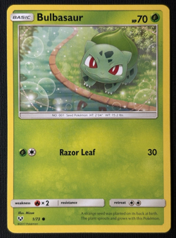 Pokemon Bulbasaur #1 & Ivysaur #2 & Venusaur #3 Shining Legends Card Set (NM/LP) - Image 3