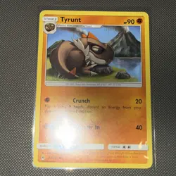 Pokemon Card Tyrunt Forbidden Light Uncommon 68/131 Near Mint - Image 1