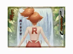 SunInAries - Custom Card - Goddess Waifu Universe Misty Cascading Vixen ARC030 - Image 1