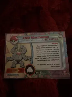 1999 Topps TV Series #68 Machamp Flames Card Pokemon TCG - Image 4