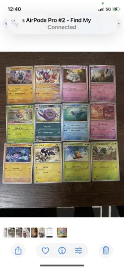 Pokemon SV2a Japanese Card Lot 60 Cards Annihilape Koraidon Abra - Image 4
